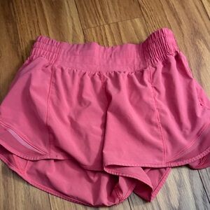 Lululemon Athletica Coral Athletic Shorts